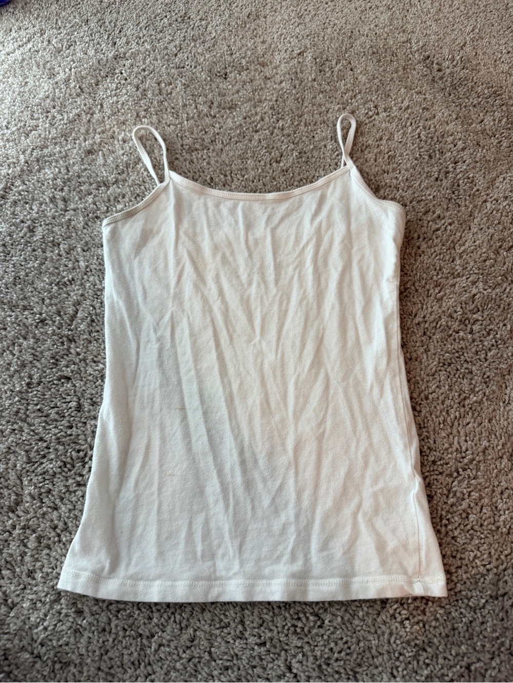 Aeropostale White Spaghetti-Strap Camisole